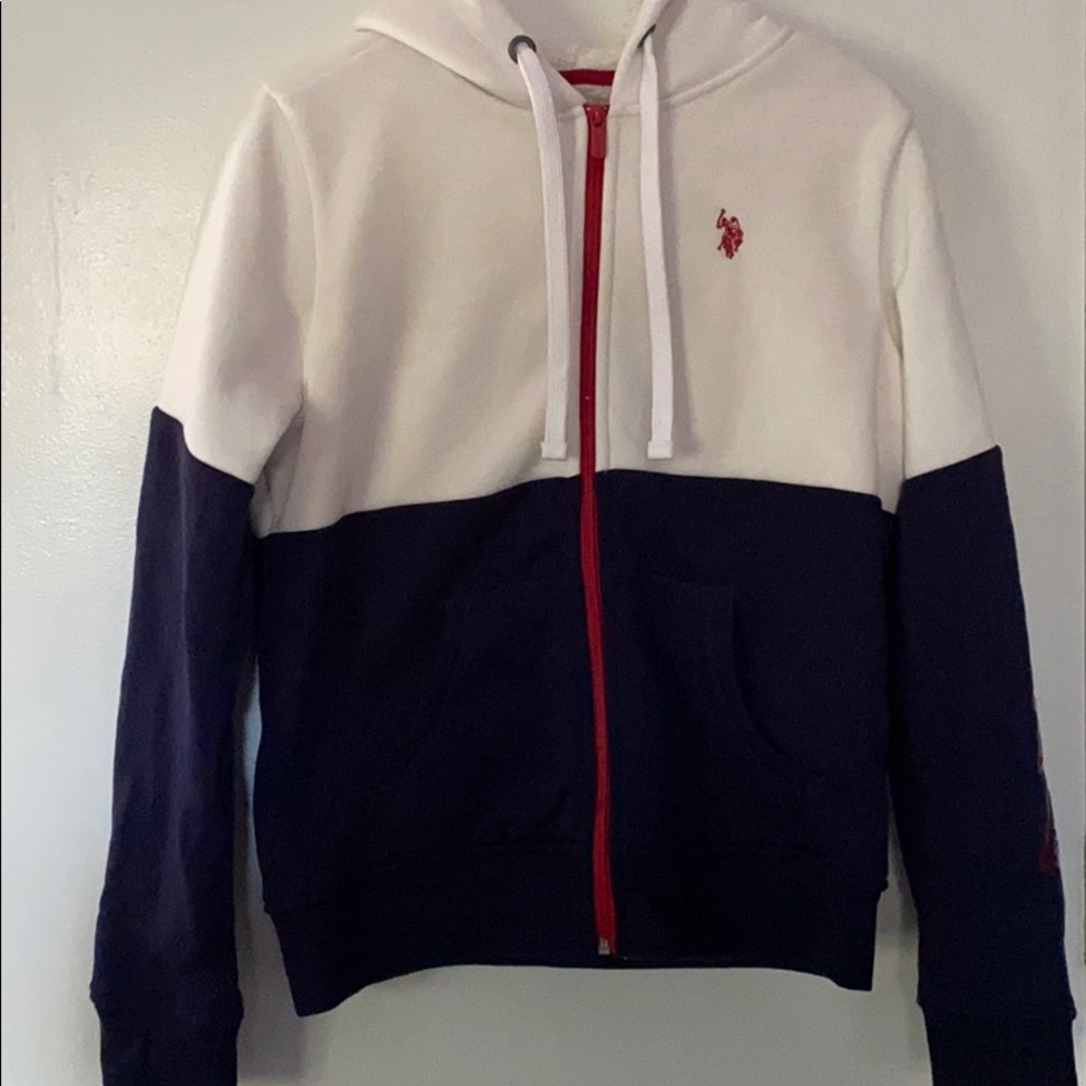 Polo Zip Up Hoodie